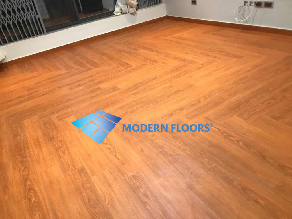 Walnut Wooden Brown – Vinyl(PVC) Tiles(LVT) by MODERN FLOORS GHANA Walnut Wooden Brown - Vinyl(PVC) Tiles(LVT)