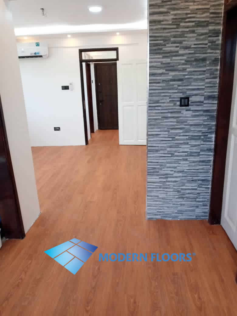 Walnut Wooden Brown – Vinyl(PVC) Tiles(LVT) by MODERN FLOORS GHANA