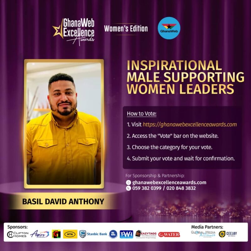 Modern Floors CEO Basil David Anthony nominated for Ghana Web Excellence Awards 2023
