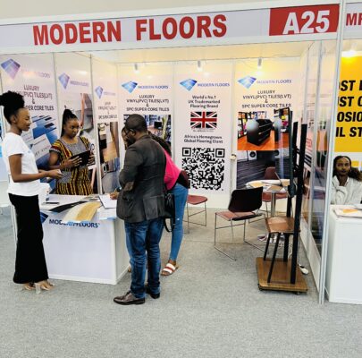 Ghanaian Homegrown Flooring Brand Modern Floors Exhibits in Kenya