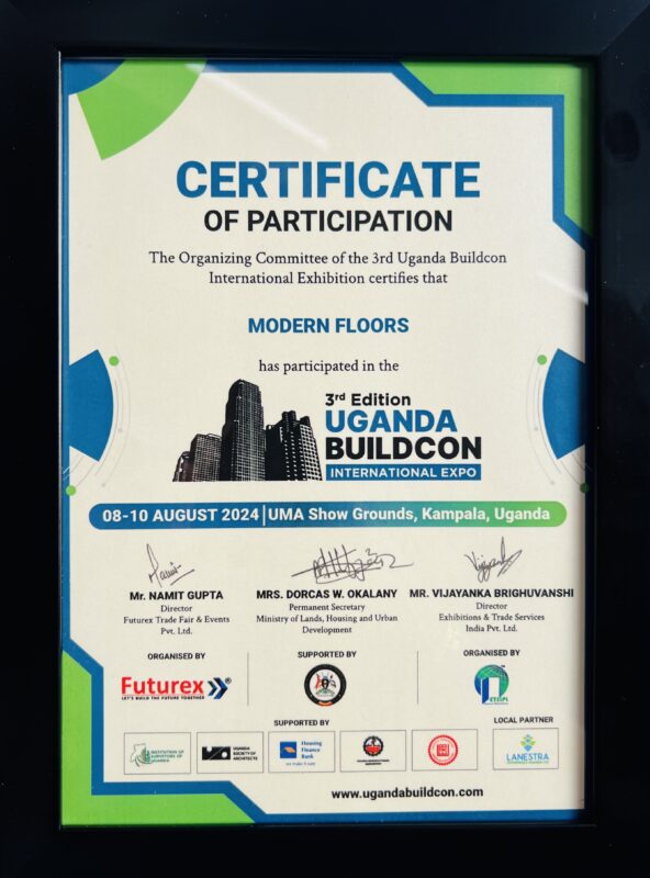 Modern Floors Shines at Uganda Buildcon International Exhibition