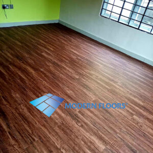 5mm Antique Wooden Brown SPC Click Lock Tiles + IXPE Back Pad