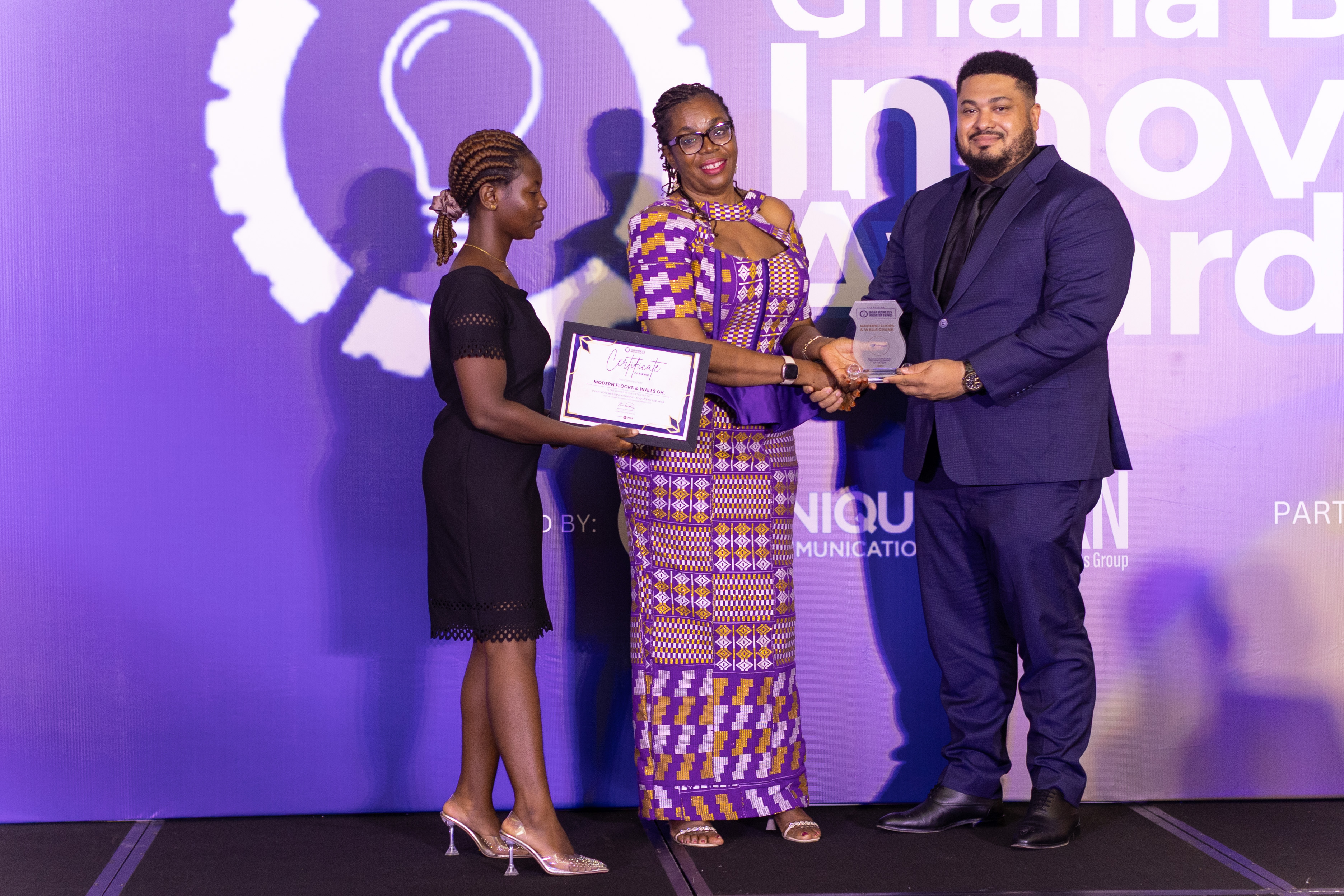 MODERN FLOORS AND WALLS NAMED “INNOVATIVE BUILDING FINISHING COMPANY OF THE YEAR” AT THE GHANA BUSINESS AND INNOVATION AWARDS 2025