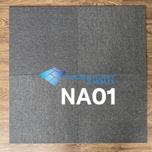 NA01 | Grey | 50cm x 50cm Carpet Floor Tiles + PVC Backing