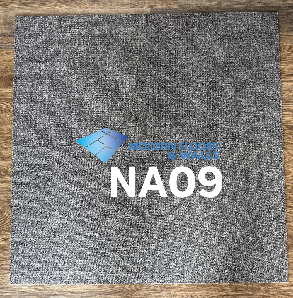NA09 | Grey | 50cm x 50cm Carpet Tiles + PVC Backing