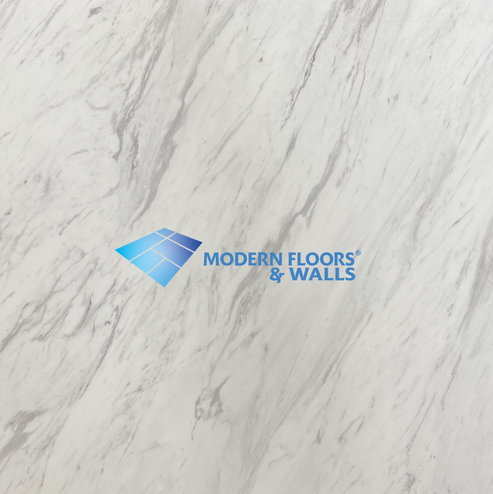 White/Grey | 60cm x 60cm | Marble Colour Dry Back Luxury Vinyl(PVC) Tiles(LVT)