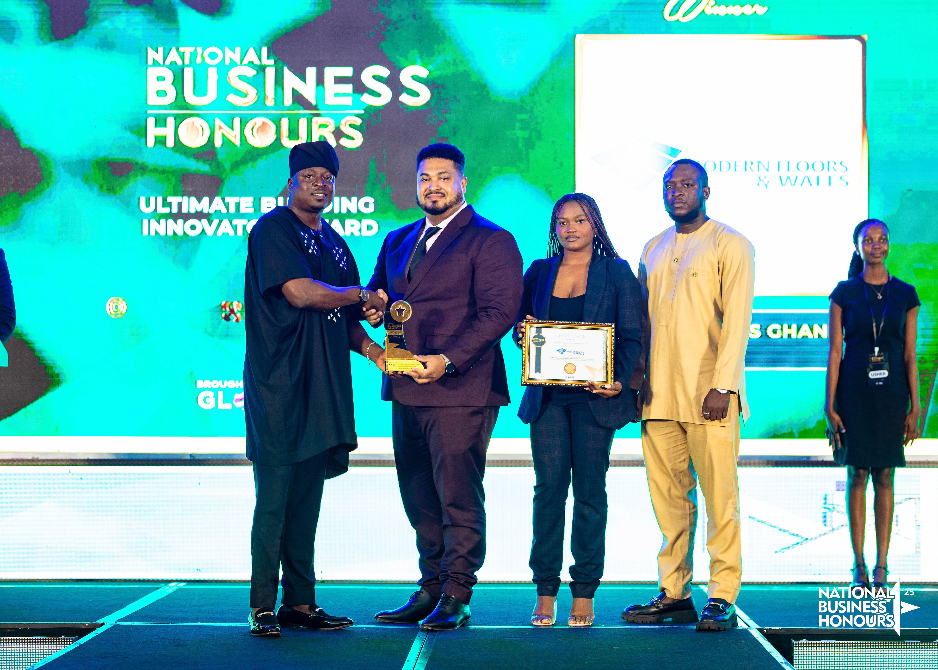 Basil David Anthony & Modern Floors Honoured at National Business Honours