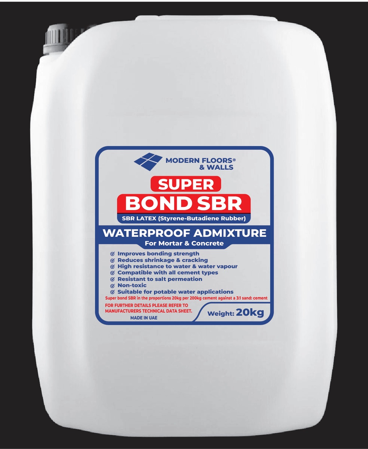 Super Bond SBR - Waterproof Admixture (20kg)